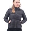 Colmar Winterjassen Zwart Fullzip Down Jacket With Detachable Fur Hood Black
