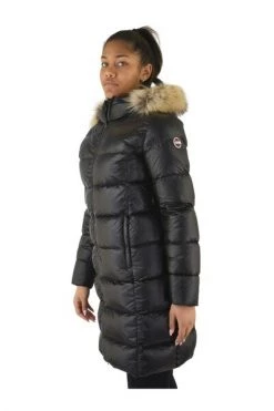 Colmar Winterjassen Zwart Long Full Zip Down Jacket With Fur Hood Black -Exporteren Colmar winkel 0b3f3435f3743e32b77ac744cfb34790