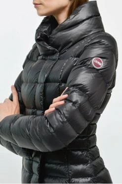 Colmar Gewatteerde Jassen Long Down Jacket With High Collar Black -Exporteren Colmar winkel 1282b407d285e6a40e2ce30187c16345