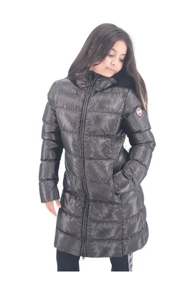 Colmar Winterjassen Zwart Long Down Jacket With Hood Black 3 Colmar Winterjassen Zwart Long Down Jacket With Hood Black - Afbeelding 3