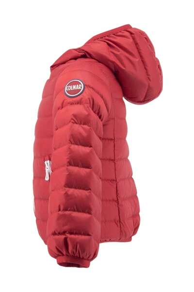 Colmar Winterjassen Rood Lightweight Soft Jacket With Zip Pockets Hood Red 2 Colmar Winterjassen Rood Lightweight Soft Jacket With Zip Pockets Hood Red - Afbeelding 2