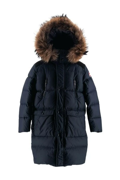 Colmar Winterjassen Blauw Full Zip Down Jacket With Hood Blue 3 Colmar Winterjassen Blauw Full Zip Down Jacket With Hood Blue - Afbeelding 3