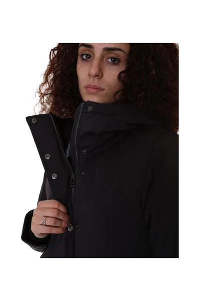 Colmar Winterjassen Zwart Long 3-layer Jacket Black 2 Colmar Winterjassen Zwart Long 3-layer Jacket Black - Afbeelding 2