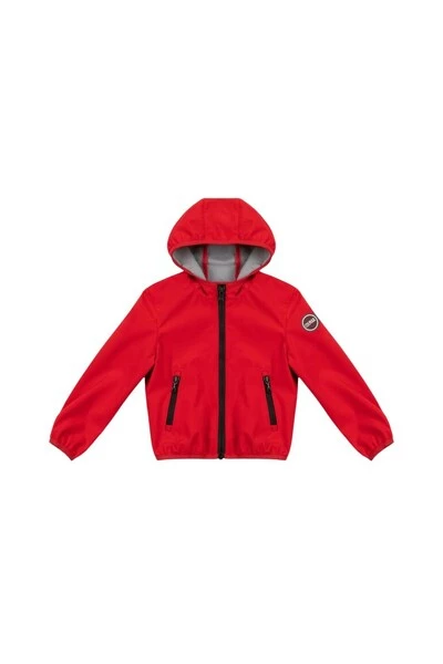 Colmar Jasjes Rood Lightweight Full Zip Jacket With Hood Red 3 Colmar Jasjes Rood Lightweight Full Zip Jacket With Hood Red - Afbeelding 3
