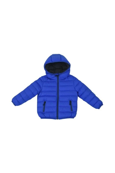 Colmar Winterjassen Blauw Full Zip Down Jacket In Feather With Hood Blue 3 Colmar Winterjassen Blauw Full Zip Down Jacket In Feather With Hood Blue - Afbeelding 3