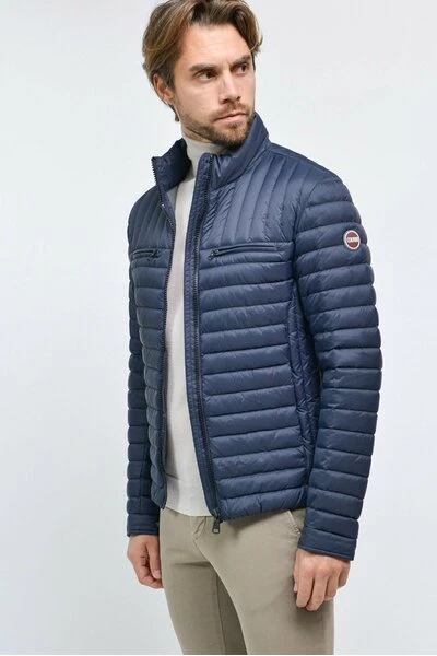 Colmar Gewatteerde Jassen Blauw Lightweight Puffer Jacket With Chest Pockets Blue 2 Colmar Gewatteerde Jassen Blauw Lightweight Puffer Jacket With Chest Pockets Blue - Afbeelding 2