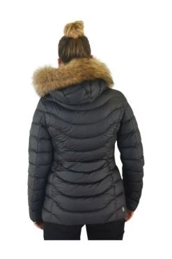Colmar Winterjassen Zwart Long Full Zip Down Jacket With Fur Hood Black -Exporteren Colmar winkel 3d8fee6297eeddb343bad58ad67d207d