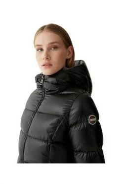 Colmar Parka Jassen Long Iridescent Down Jacket With Fixed Hood Black -Exporteren Colmar winkel 3e0135969e5a8d54770984a0c43271bc