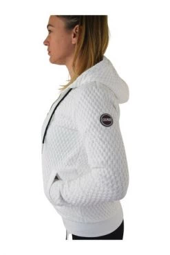 Colmar Sweaters White Full Zip Hoodie White -Exporteren Colmar winkel 415dbd58eb70ed00ebdc5a1f59441de7
