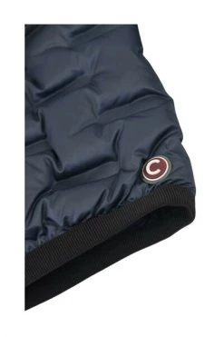 Colmar Winterjassen Blauw Short Full Zip Down Jacket In Feather With Hood Blue -Exporteren Colmar winkel 49235d038111e78f1f25568332e3f5a3