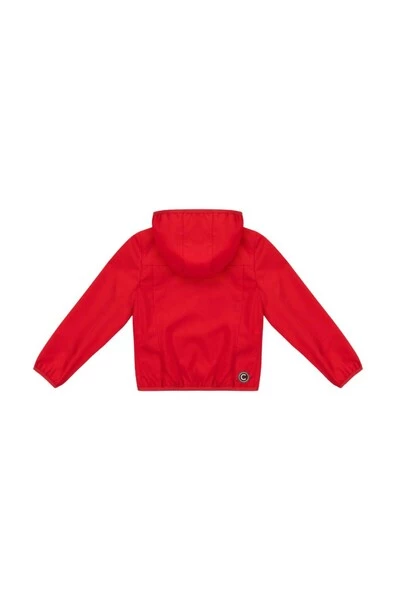 Colmar Jasjes Rood Lightweight Full Zip Jacket With Hood Red 1 Colmar Jasjes Rood Lightweight Full Zip Jacket With Hood Red
