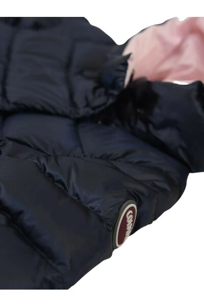 Colmar Winterjassen Blauw Long Down Jacket With Hood Blue 2 Colmar Winterjassen Blauw Long Down Jacket With Hood Blue - Afbeelding 2