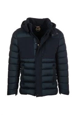 Colmar Winterjassen Double Fabric Down Jacket With Hood Blue -Exporteren Colmar winkel 60d856a30914bbf261f1747120624927