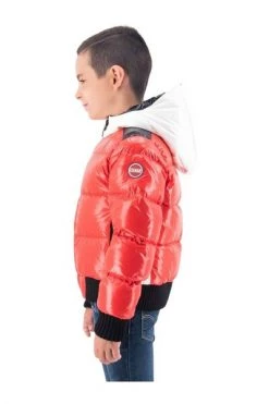 Colmar Jassen Rood Bomber Jacket With Tricolor Hood Red -Exporteren Colmar winkel 62637f8918a903ea6a9a56ba9210de00