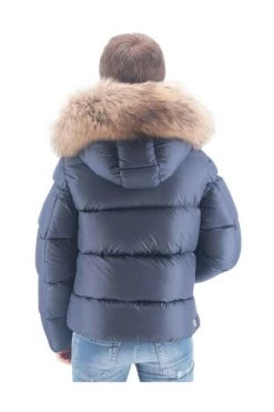 Colmar Winterjassen Blauw Down Jacket With Detachable Fur Hood Blue