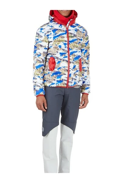 Colmar Gewatteerde Jassen Blauw Landscape Print Padded Jacket Blue 1 Colmar Gewatteerde Jassen Blauw Landscape Print Padded Jacket Blue