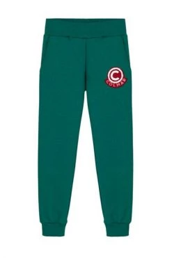 Colmar Groente Solid Color Undersuit With Vintage Logo SWEATPANTS Green