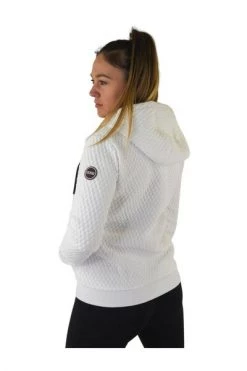 Colmar Sweaters White Full Zip Hoodie White