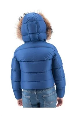 Colmar Winterjassen Blauw Down Jacket With Detachable Fur Hood Blue
