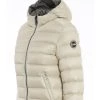 Colmar Gewatteerde Jassen White Hooded Puffer Jacket White