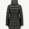Colmar Gewatteerde Jassen Long Down Jacket With High Collar Black