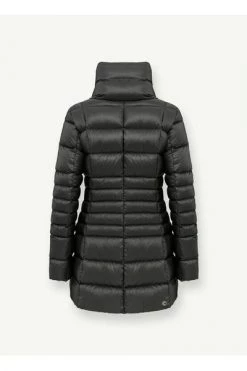 Colmar Gewatteerde Jassen Long Down Jacket With High Collar Black