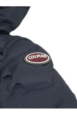 Colmar Winterjassen Blauw Short Full Zip Down Jacket In Feather With Hood Blue -Exporteren Colmar winkel d7321abae941746f1cd017d894aa6e09