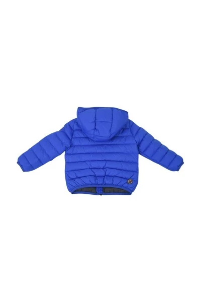 Colmar Winterjassen Blauw Full Zip Down Jacket In Feather With Hood Blue 2 Colmar Winterjassen Blauw Full Zip Down Jacket In Feather With Hood Blue - Afbeelding 2