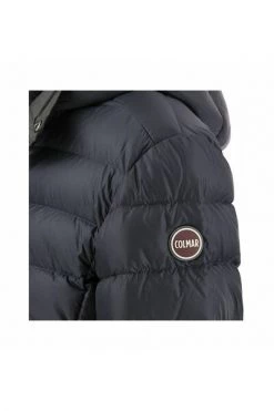 Colmar Gewatteerde Jassen Blauw Down Jacket With Detachable Hood Blue