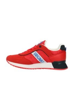 Colmar Red Laced TRAVIS RUNNER Sneakers Red